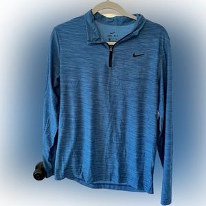 Nike Long Sleeve Pull-Over. Size Men’s S. Color Blue.